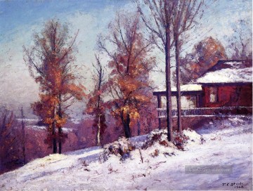  landschaft - Haus des Singing Winds Impressionist Indiana Landschaften Theodore Clement Steele